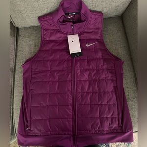 Nike Therm-fit purple vest, size L